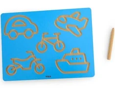 Viga Toys VIGA Grafomotoryczna Tablica Pojazdų Mokymosi