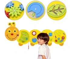 Viga Toys VIGA Large Wooden Caterpillar Activity Board