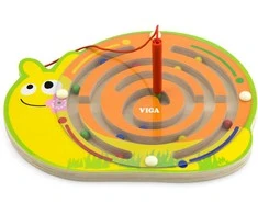 Viga Toys Viga Magnetic Maze Wooden Snail Game