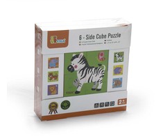 Dėlionė Viga Toys Viga Wooden Zoo Puzzle 4 Pieces
