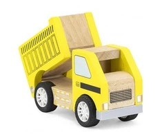 Viga Toys Viga medinis geltonasis sunkvežimis