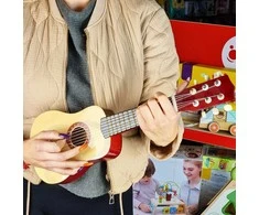 Viga Akustinė gitara vaikams 21 colio 6 stygų natūrali