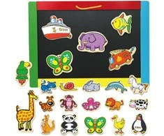Viga Toys VIGA Wooden Magnets Animals set of 20 pieces