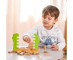Viga medinis arkadinis žaidimas krintantis acorn dėlionė