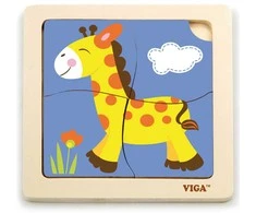 Viga Toys VIGA Handy Wooden Giraffe Puzzle