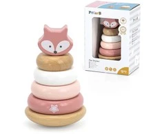 Viga Toys VIGA PolarB Wooden Educational Pyramid - Fox