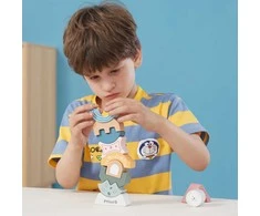 Viga Toys VIGA PolarB Wooden Balancing Tower Puzzle
