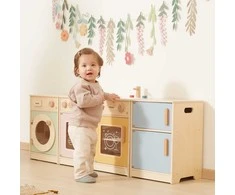 Viga Toys VIGA PolarB didelis medinis virtuvės rinkinys XL