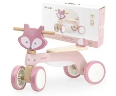 Viga Toys VIGA PolarB Wooden Fox Ride-On with Soft Wheels