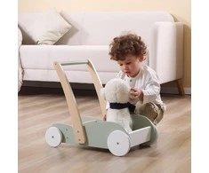 „Viga Polarb“ medinis vežimėlis 2in1 Pusher Walker