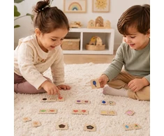 Dėlionė Viga Toys VIGA Medinis Dėlionių Rinkinys - Atpažink Šešėlius