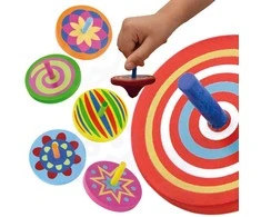 Viga Toys Spalvotas medinis suktukas Viga, 1vnt