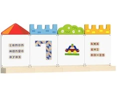 Viga Toys VIGA Edukacinė Sistema - Pilies sieninė magnetinė lenta