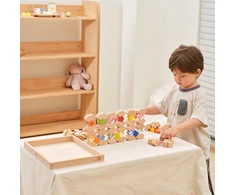 Viga Toys VIGA Wooden Acrylic Light Blocks Construction 66 pcs 18m+