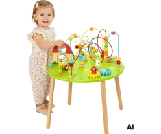 Viga Toys Viga Wooden Educational Sensory Table Intertwined XXL Montessori