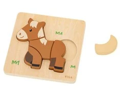 Viga Toys VIGA Wooden Puzzle - My Friend the Horse