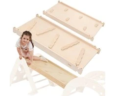 Viga Toys Viga medinis skaidrių tiesi laipiojimo siena
