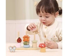 Viga Toys VIGA Wooden Sorter Puzzle Garden 12m+