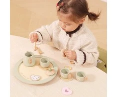 Viga Toys Medinis VIGA pavasario arbatos rinkinys 15 dalių