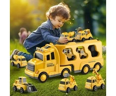 WOOPIE Žaislų komplektas - Kelių pagalba su 5 automobiliais