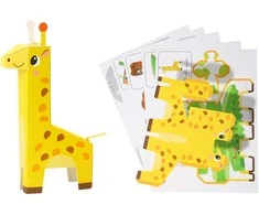 WOOPIE Origami 3D Rinkinys - Sukurk 10 Gyvūnų
