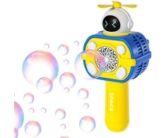 WOOPIE 51299 astronautų burbulų mašina geltona