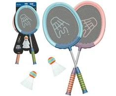 Badmintono rakečių ir šaudyklių rinkinys 2vnt.WOOPIE