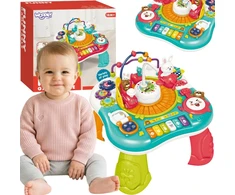 WOOPIE BABY 2-in-1 Interactive Educational Table Piano Sounds