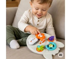 WOOPIE BABY 7-in-1 Educational Rocket Activity Board