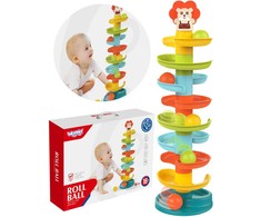 Woopie Baby WOOPIE Kulodromas Spiralė su 6 Kulkų