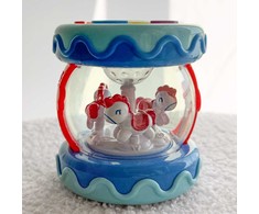 WOOPIE BABY Drum Music Box Projektorius 3-in-1 Musical Toy for Babies + Roller for Learning to Crawl