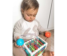 WOOPIE BABY Elastyczna Kostka Sensoryczna Sorter dla Dzieci Kolorowe Kształty 13 el.