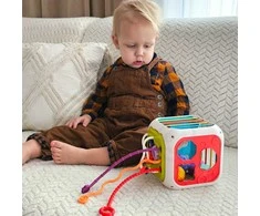 Woopie Baby WOOPIE 44312 Lankstus sensorinių kubų rūšiavimo įrenginys 7 vnt.