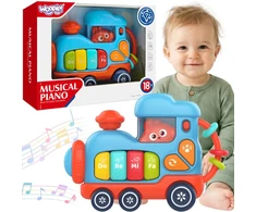 WOOPIE BABY Interactive Musical Piano Locomotive