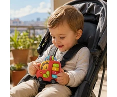 WOOPIE BABY Interactive Piano Bus Lion Musical Organ Sounds Lights 18m