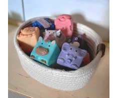 Woopie Baby WOOPIE Sensoriniai Klocki Užduotys su Garsais 12 vnt.