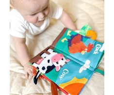 Woopie Baby WOOPIE Knyga apie gyvūnų uodegas, medžiaginė