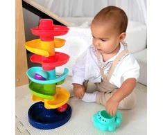 Woopie Baby WOOPIE Kulodromas Spiralė + 2 Kamuoliukai