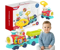 WOOPIE BABY Locomotive Pusher Ride-on 2-in-1 Interactive Train