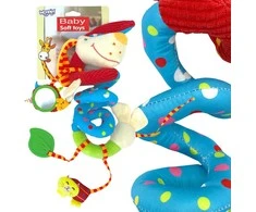 WOOPIE BABY Žaislas Kūdikiams Spiralinė Kabykla Šuniukas