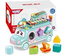 Woopie Baby Woopie kūdikių muzikos rūšiavimas su cimbalais žaliaisiais