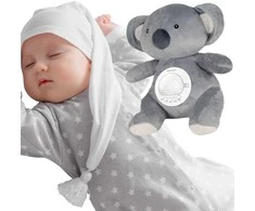 Miego draugas meškinas su projektoriumi ir lopšinėmis WOOPIE BABY