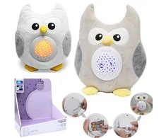 Woopie Baby Woopie Pliušinis Miego Pagalbininkas 2in1 Pelėda - 10 Migdomųjų