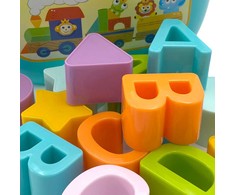 Woopie Baby WOOPIE Žaislas 2in1 Rūšiuoklis Krepšys + Mokymasis Abėcėlės ir Formų