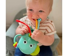 Woopie Sensorinis žaislas-gryzinėlis Drambliukas 4in1 Montessori