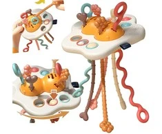 WOOPIE BABY Montessori Sensory Toy Teether Rattle Multifunctional UFO