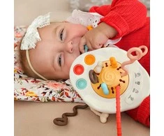 WOOPIE BABY Montessori Sensory Toy Teether Rattle Multifunctional UFO