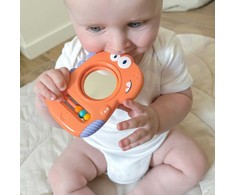 WOOPIE BABY sensorinis žaislas-kramtukas-veidrodėlis Dino