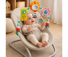 WOOPIE BABY Sensory Arch for Crib and Stroller Animals Lion Bear