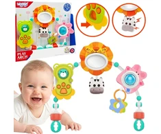 WOOPIE BABY Sensory Arch for Crib and Stroller Animals Lion Bear